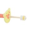 Yinhing 360 Degree Toothbrush Teether Soft Nanomaterial for Infant Oral Care Plaque Removal and Gum Safe PP Material Orange view 2