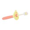 Yinhing 360 Degree Toothbrush Teether Soft Nanomaterial for Infant Oral Care Plaque Removal and Gum Safe PP Material Orange view 4