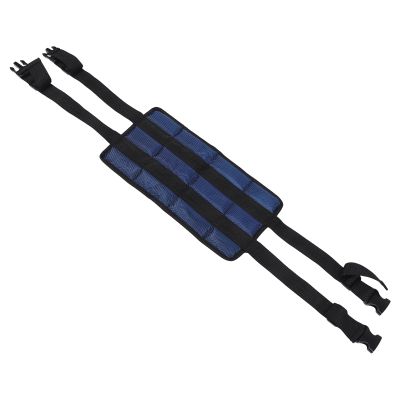 WESIEVYA Wheelchair Calf Strap Adjustable Leg Rest Holder with Soft Oxford Cloth, Medium Size 42X22Cm, Suitable for Seniors and Adults Using Wheelchairs in Daily Mobility