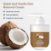 100 g Facial Hair Removal Cream, Coconut Oil Facial Depilatory Cream, Gentle Depilatory Cream for Upper Lip & Chin, Coconut Hair Removal Cream,Moisturizing & Soothing Facial Hair Remover for Women (2) view 3