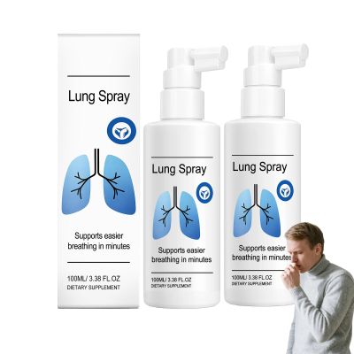 Lung Spray, Herbal Spray Cleansing Lung, Difficulty Coughing up Phlegm, Shortness of Breath, Excessivemucus and Bronchitis (1, Unscented)