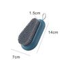 BIUDECO 4pcs Portable Cleaning Brush Set for Clothes and Shoes, Sturdy Abs Material Household Brushes, for Bathroom and Toilet Cleaning Tasks Random Color view 2