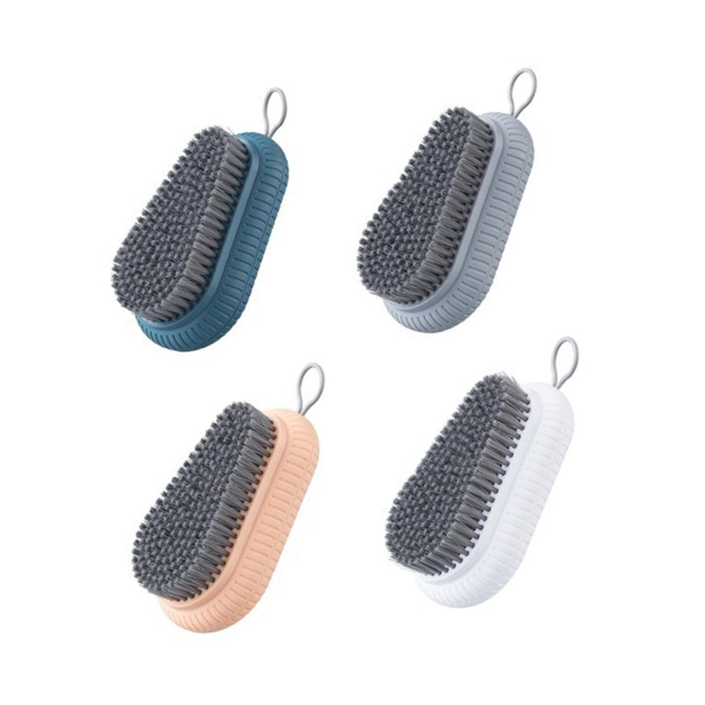 TOVINANNA Multifunctional Scrubbing Brush Set 4pcs Sturdy Abs Material Hanging Color for Clothes and Shoes for Home and Kitchen Cleaning Tasks
