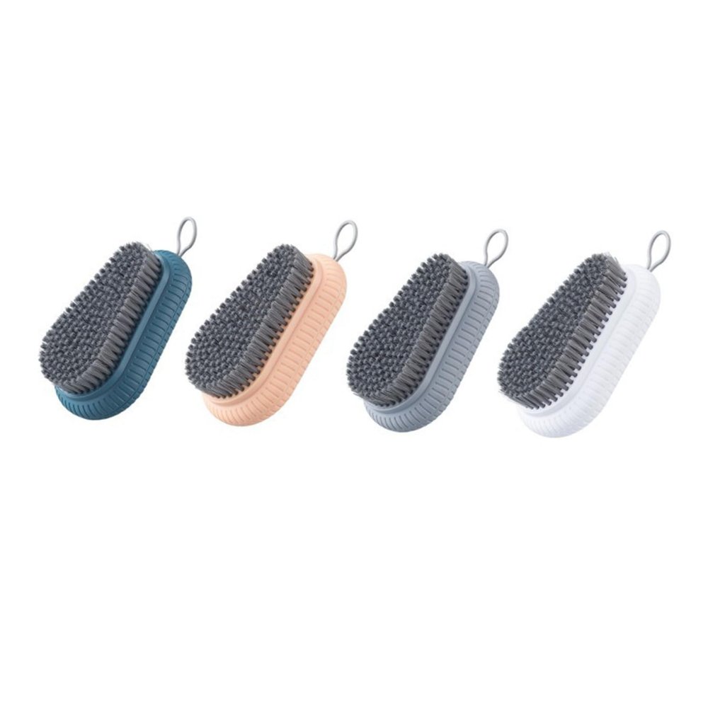 4pcs Abs Cleaning Brush Portable Hanging Style for Laundry Shoes