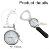 BEAZOOM Portable Body Fat Caliper Tester, Easy Read Skin Fold Meter for Fitness Goals, 0 to 60mm for Range view 2