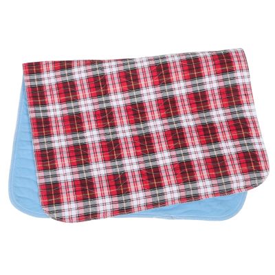 GOOHOCHY Reusable Incontinence Bed Pads for Elderly and Adults, Heavy Absorbency Waterproof Mattress Pad, Washable Bed Protector for Bedwetting and Incontinence in Red, Cotton and Polyester