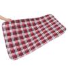 GOOHOCHY Reusable Incontinence Bed Pads for Elderly and Adults, Heavy Absorbency Waterproof Mattress Pad, Washable Bed Protector for Bedwetting and Incontinence in Red, Cotton and Polyester view 4
