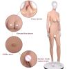 Oil-Free Silicone Body Suit Breastplate for Crossdresser with Insert and Pee Function, Realistic Chest Plate Bodysuit view 2