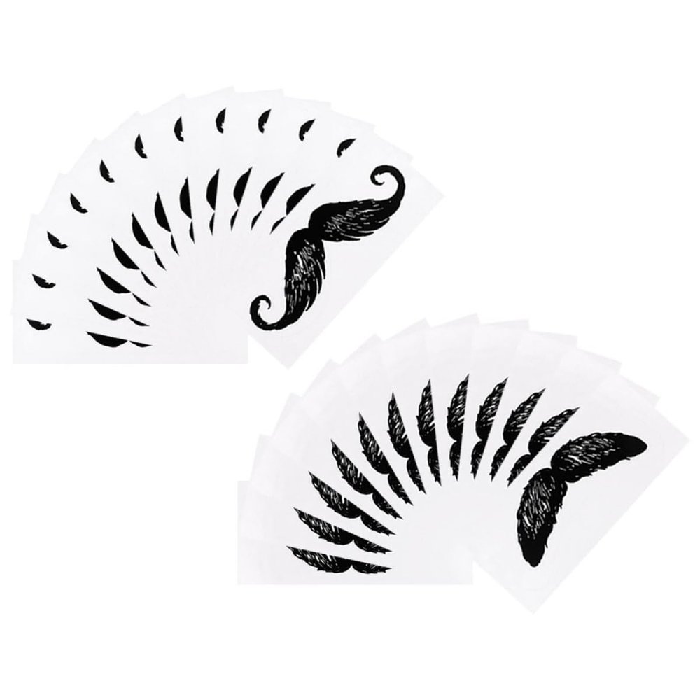 Abaodam Nose Hair Waxing Kit with 24 Black Wax Sticks for Men, Made of Healthy Pp Material, Convenient Small Mustache Protectors for Beard Styling and Hair Removal