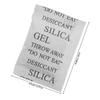 Hemobllo Silica Gel Packets with Design and 5 Gram Moisture Absorber Bags 50pcs for Electronics and Clothing Storage view 2
