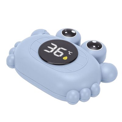 AUNMAS Bath Thermometer Digital Water Thermometer for Baby Kids with Temperature Alerts IP67 Cute Design Automatic OnOff for Safe Bath Time Pool Spa (Blue)