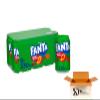 Exotic Mango Sparkling Fruit Drink 8 x 330ml Multipack Tropical Fruit Soda Refreshing Fizzy Juice Drink Bulk Fridge Pack Cans view 1