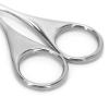 Cryfokt Nose Hair Scissors Stainless Steel Precision Trimming Scissors for Eyebrows Beard Nose Hair for Men Women (MJ-WB010) view 3