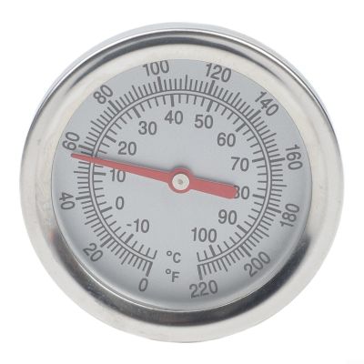 Compost Thermometer with 50 cm Stainless Steel Probe, Dual-Scale (-10100C / 0220F), Sealed Moisture-Resistant Design for Garden Composting Monitoring