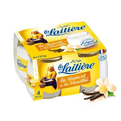 Lo Latiare Vanilla yogurts 4x125g - pack of 6