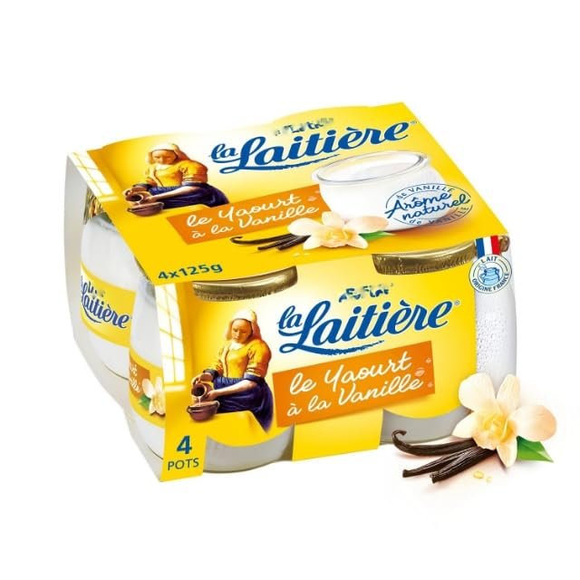 Lo Latiare Vanilla yogurts 4x125g - pack of 6
