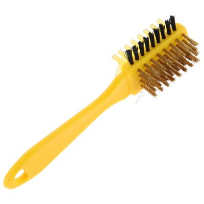 KALLORY Shoe Cleaning Brush and Lightweight Design with Softer Texture Rubber and Nylon Materials Household Scrub Brush for Nubuck and Suede Shoes