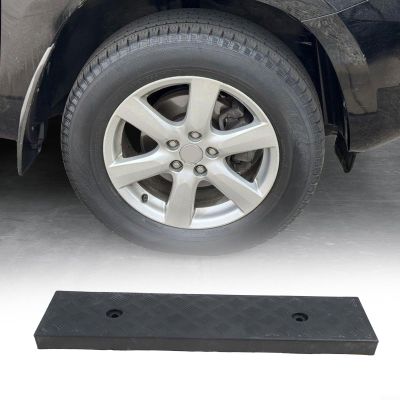 Rubber Curb Ramp for Driveway 30mm Height, Non-Slip Plastic Threshold Ramp for Wheelchair, Car Ramp for Low Ground Clearance, Pavement Ramp for Scooters and Bikes, Garage(Yellow)