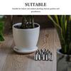UTHCLO 10pcs Plant Pot Water Absorber Wick Set with Foam Material Universal Compatibility Black Plastic Pot Moisture Absorber for Outdoor Planter Promotes Healthy Roots view 3