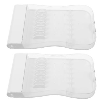 COOPHYA Water Flosser Tips Leakproof Storage Case 2Pcs Compatible with Waterpik Portable Organizer for Family Oral Hygiene and Travel
