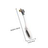 Angoily Shoe Three-sided Cleaning Curved with Multipurpose and Brush Handle Pp Bristles, Soft Non-scratch at Laundry Tool for Washing and Polishing White Shoes Home view 2