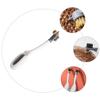 DRESSOOS Multifunctional Handle with Brush Three-ended Shoe Cleaning Three-sided Brush, Curved and Pp Material for without Scratching Suitable Gaps Grooves Shoes view 3