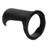 Abaodam Black Plastic Razor and Beard Brush Holder Stand for Men, Fits Most Manual Shavers and Brushes, Easy to Carry, for Salon and Hotel Use