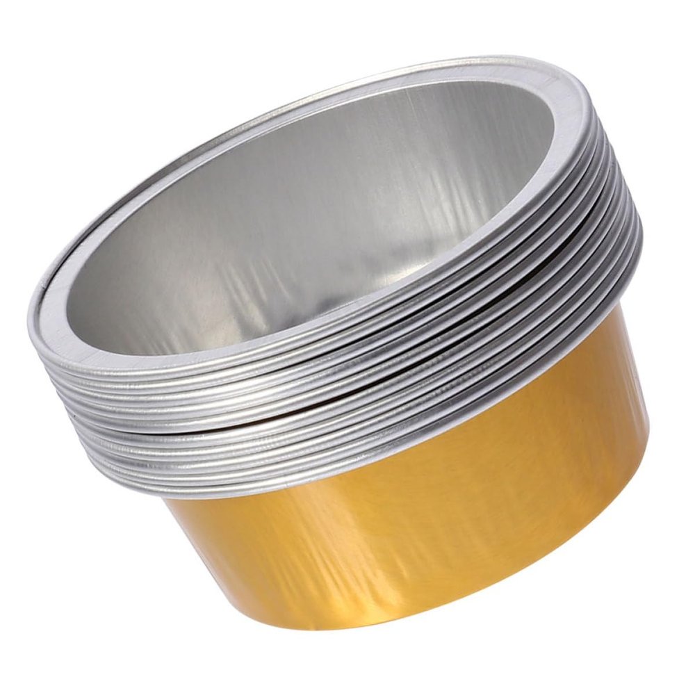 ABOOFAN 25pcs Aluminum Foil Wax Melting Bowls for Wax Container with Large Capacity and Sturdy Material, Home Waxing Accessory Not Easy to Deform, for Salon and Personal Use