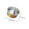 ABOOFAN 25pcs Aluminum Foil Wax Melting Bowls for Wax Container with Large Capacity and Sturdy Material, Home Waxing Accessory Not Easy to Deform, for Salon and Personal Use view 2