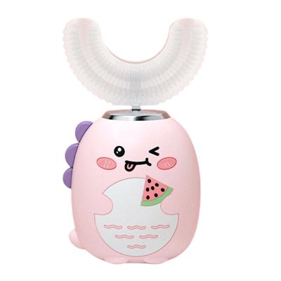 120 Second Timer Care Device U Shaped Waterproof Cleaning Tool, 3 Modes Brushing System, Soft Silicone Head Design, Full Mouth Coverage Feature | Gentle Gum Protection Ages 2-6 Boys