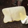 BIUDECO Natural Jade Gua Sha Scraping Board Ergonomically Designed Face and Body Massager for Personal Care view 3