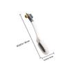 FESTFENDS Shoe Cleaning Brush Three-sided Brush with Multipurpose Curved Handle and Soft Pp Bristles Effective Cleaning, of for Shoes, Clothes and Furniture, for Household Use view 2