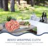 Red Japanese Furoshiki Wrapping Cloth for Bento Lunch Boxes view 3