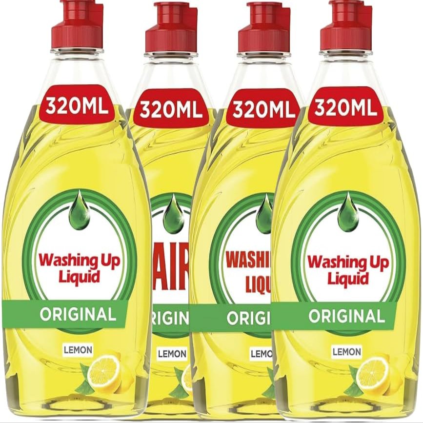 4 X Fairy Lemon Washing Up Liquid 320ml