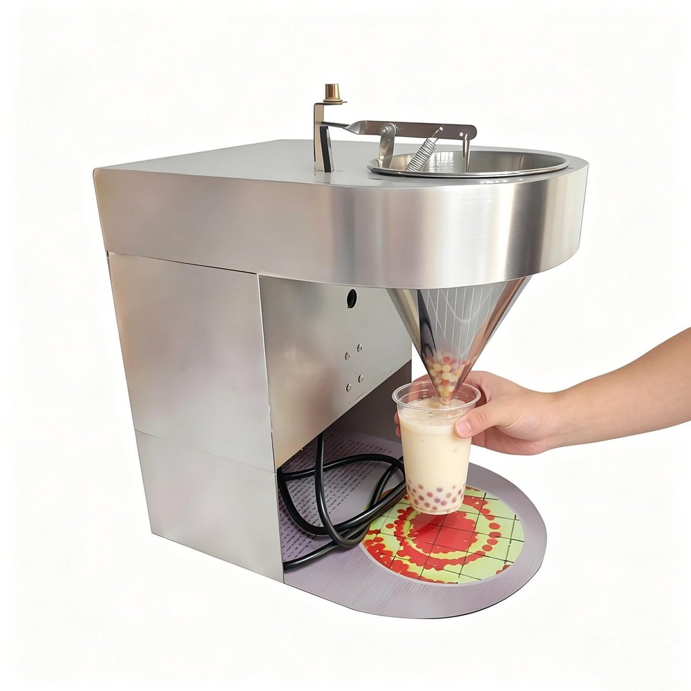 GESAIDES Professional Popping Boba Pearl Maker Make Juice-Filled Bursting Boba in Minutes, Adjustable Size, No Mess, 18W Low Power