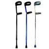 Foldable Forearm Crutch Adjustable Support Walking Cane with Ergonomic Cuff, Lightweight Design for Mobility Assistance view 2