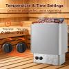 AETEREOS Sauna Heater, Electric Sauna Stove, Steam Bath Sauna Heate 3h Timer and Adjustable Temp for Max. 76-318 Cubic Feet, Home Hotel Spa Shower Use 220V 4.5KW view 4