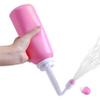 Perineal Bottle for Postpartum Care, 500ml Portable Handheld Upside Down Peri Bottles with Cover, Postpartum Essentials for New Moms Perineal Recovery & Cleaning Bottle (Pink)