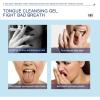 50g Tongue Cleaning Gel with Brush & Scraper, Effective Bad Breath Eliminator, Fresh Oral Hygiene, Ergonomic Care Kit, Gentle Repair Formula for Gums and Teeth, Adult Daily Use view 2