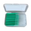 Dental Brushes 30Pcs Interdental Brushes Cleaners Dental Tooth Brush(0.8mm Green)