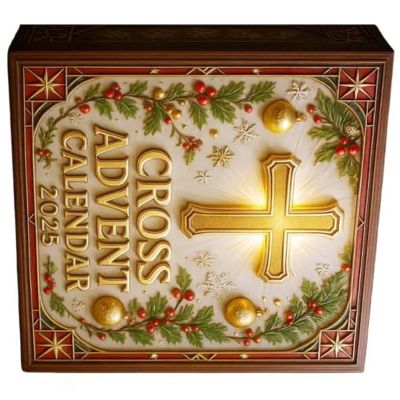 Crosses Advent Calendars with 24 Inspirational Bible Verses and Prayers for Meaningful Christmas Countdowns Advent Calendars Countdowns
