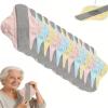12PCS Reusable Graphene Incontinence Pads, Reusable Sanitary Pads,Leak-Proof & Waterproof Washable Incontinence Pads,Honeycomb Absorbent for Elderly Care & Mobility Support, Feel Dry, Comfortable view 1