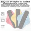 12PCS Reusable Graphene Incontinence Pads, Reusable Sanitary Pads,Leak-Proof & Waterproof Washable Incontinence Pads,Honeycomb Absorbent for Elderly Care & Mobility Support, Feel Dry, Comfortable view 2