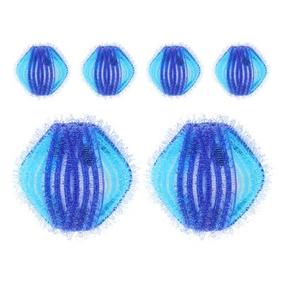 Baluue Reusable Pet Hair Remover Laundry for Effective Pet Removal 6pcs Made of Nylon and Polypropylene for Washing Machine Hair Removal Cleaning