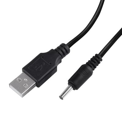 1pcs USB to 5V DC Cable 3.5 x 1.35mm Jack Charging Cord,dc 5v charger,usb to dc power cable Compatible with Electric Toothbrush HUB Splitter Router LED Lights, Black 1M