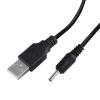 1pcs USB to 5V DC Cable 3.5 x 1.35mm Jack Charging Cord,dc 5v charger,usb to dc power cable Compatible with Electric Toothbrush HUB Splitter Router LED Lights, Black 1M view 1