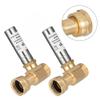 EasyByMall 2 Pack Water Hammer Arrestor, Brass 3/4" NH Straight-Through for ELIMINATOR for Washing Machine, Reduces Noise Up to 250 PSI view 4