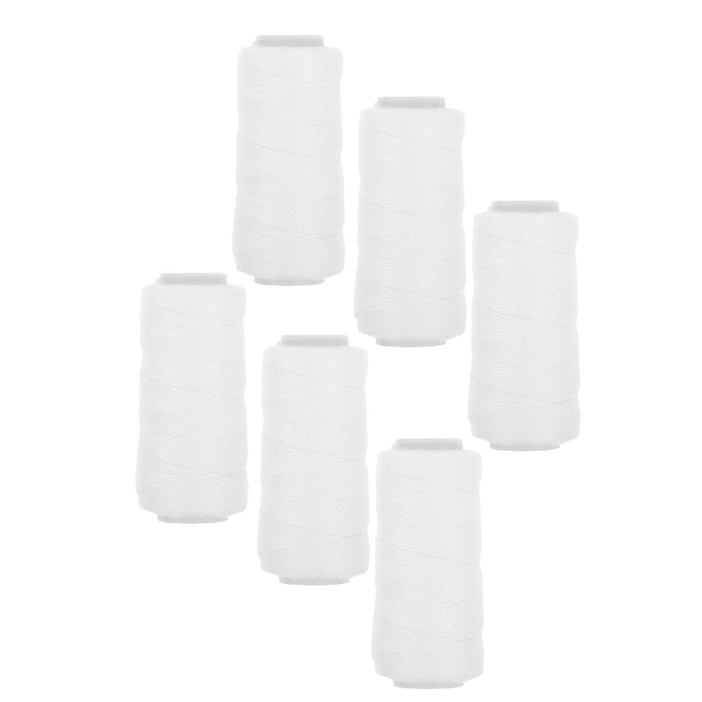 HAKIDZEL Facial Hair Threading Tool with 6 Rolls Cotton Thread for Eyebrow and Chin Hair Removal Suitable for-Home