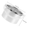 Abaodam Wax Warmer Replacement Pot with Inner Diameter for 105mm Hair Removal Aluminum Alloy and Construction High Efficiency Wax Melting Versatile Design view 2
