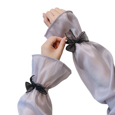 1 Pair Arm Sleeves for Women Knot Loose Summer Arm Sleeves for Commuting Street Purple